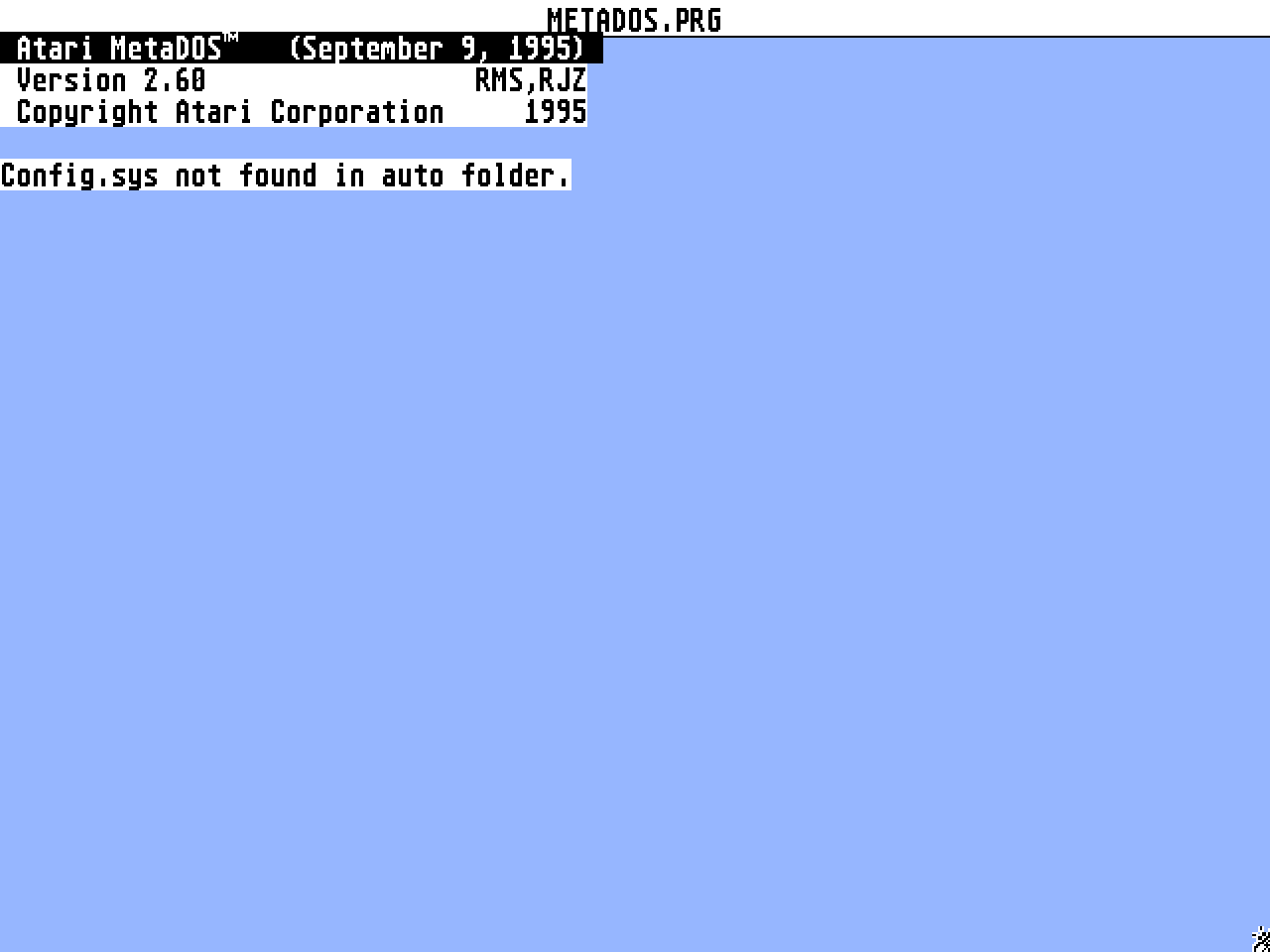 MetaDOS — screenshot 1